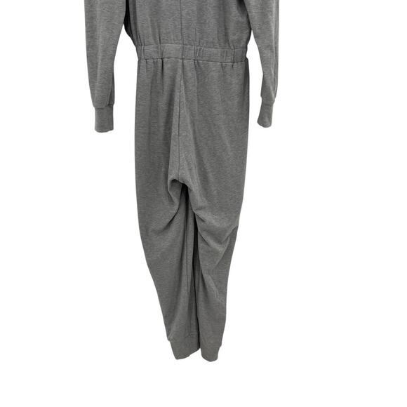 WeWoreWhat Leisure Hooded Sweatsuit Jumpsuit Long Sleeve Hoodie Gray‎ Size Small - Picture 10 of 13